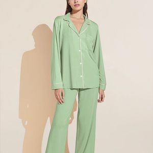 EBERJEY Gisele long Sleeve Cropped PJ Set